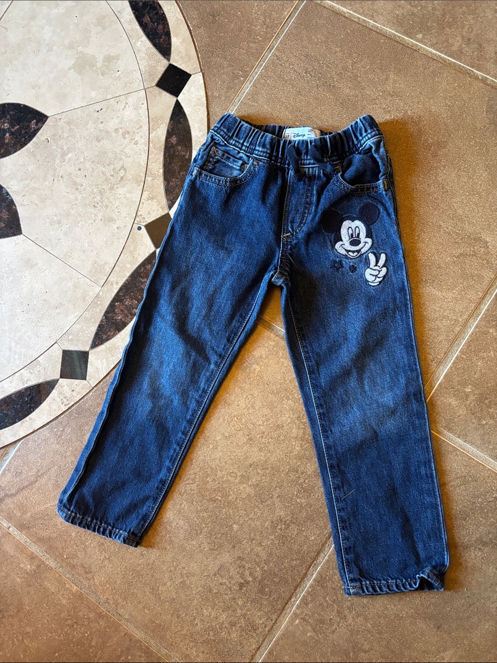 Gap X Disney Mickey Mouse jeans! Kids 4